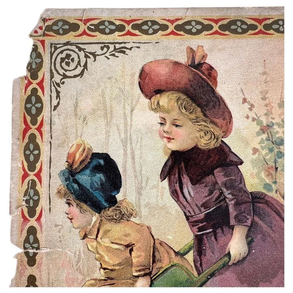 McLaughlins XXXX Coffee Advertising Print Card The Excursion Donaldson Brothers - Picture 2 of 7